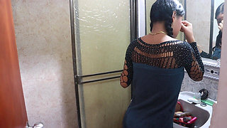 The Plumber Comes to Fix My Pipes, but I Don't Have Any Money, so I Pay Him with My Vagina and He Fucks Me Really Good.