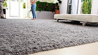 Babe shows off her big boobs and fucked