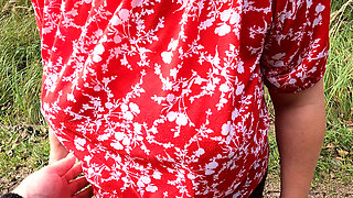 Vagina and Tit Punishment in the Woods