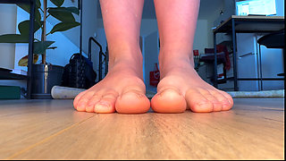 Foot Slave Punished with Spit and Humiliation