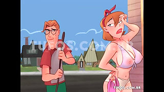 After watching tv fucked horny milf