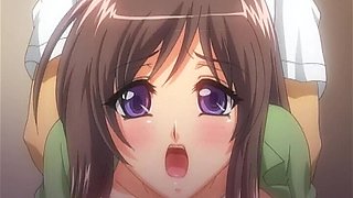 Tantalizing tit-fucking in a raunchy anime compilations