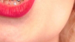ASMR video: rubber gloves. Hear amazing sounds and relax! Christmas mood! Arya Grander -SFW free vid