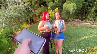 He Offered Us Money To Control Lovense To My Stepmom And Me In A Park!