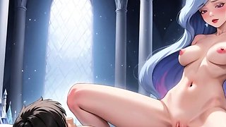 Princess Snowflake getting fucked in every hole! Intense