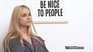 Broke wife busted and fucked for stealing