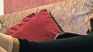 Sheela Sinner Feetworship Dirty White Socks