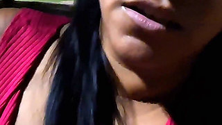 Nicoly Mattos Flashing Hairy Pussy and Big Tits in Square
