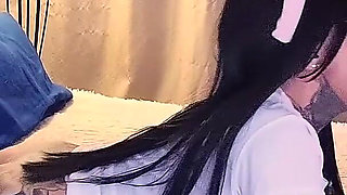 My Stepbrother Teaches Me How to Suck My Boyfriend's Cock.