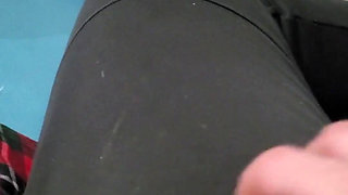 We Watch Movie with My Stepsister, I Took Her Foot, and Make Some Massage, She Make Me Blowjob