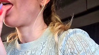 Risky Boobs and Wet Pussy Show on Busy Train !