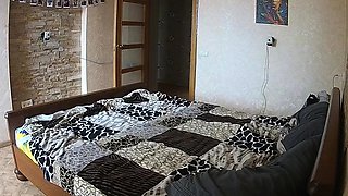 Sexy amateur blonde Russian web cam girl sucking on her toy