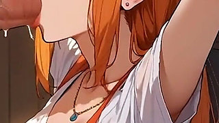 Anime Ai My Wife Seduces Me in the Kitchen with a Deep Throat, and Swallows My Semen for Dessert