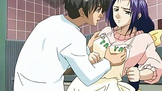 Hot hentai cook fucked by her master