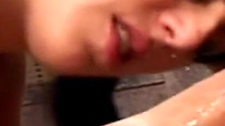 Her Tight Cunt Slurps His Cock Juice