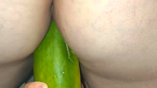 18-year-old teenager secretly leaves a cucumber at work
