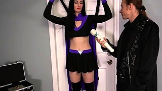 Big tit brunette sucks a big cock blowjob POV