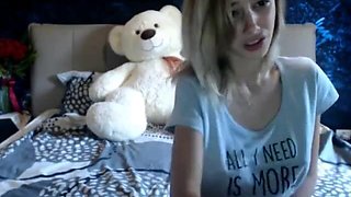 Busty Babe playing around wtih toys for you