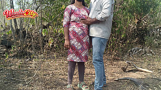 Jungle with Hot Aunty