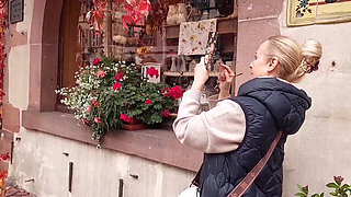 Amateur Blonde Mature Wife Enjoys Sex