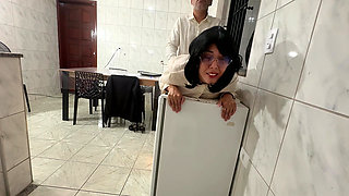 Secretary gets her ass spanked and her asshole used by the boss.