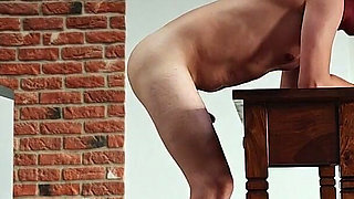 Femdom. a Dominatrix and Her Master Take Turns Vigorously Fucking Their Sex Slave in a Variety of Ways.