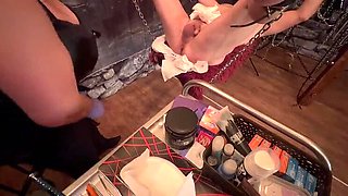 Part 2: Domina Satana Punishes Submissive BBW in Dungeon BDSM Experience