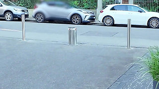 Exhibitionist Japanese Girl Flashes and Masturbates in Public