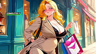 Married French Blonde MILF Seduced in Fitting Room - Ai Animation