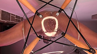 Golden Shower Glasss Chair