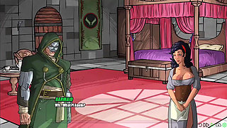 Beautiful Vanessa Undress for Her Master - Gameplay