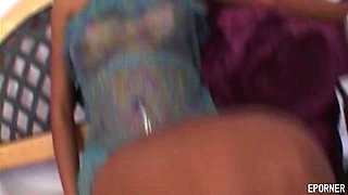 She Knew What He Needed - Vintage with busty ebony mom, low quality