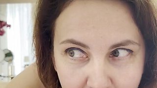 POV Cuck listens to his Mature wife talk about her cheating on him