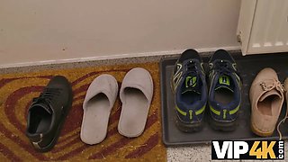 Vip4k. stunning stunner screwed by her overexcited groom at parents home