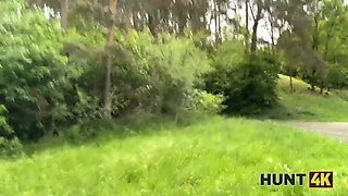 Maya and George Uhl engage in hot outdoor sex in Hunt4K POV