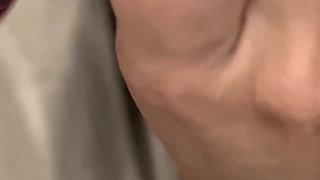 From Behind the Camera Blowjob with Cum in the Shower Christal Hot