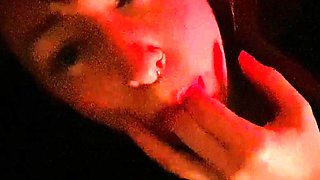 Blonde emo amateur solo masturbation