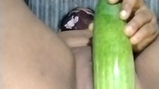 My Deshi Hot Pussy Fuck with Cucumber Orgasm