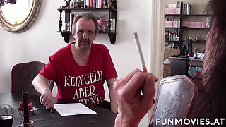 Nasty granny getting poundedf