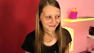 RubATeen Tanlined European teen Joanna hardcore massage