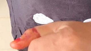 Invited the Village Girlfriend to My House and Fucked My Girlfriend's Blonde Pussy All Night, It Was a Lot of Fun to Fuck My Bla