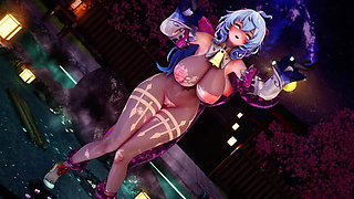 Genshin Impact -hot Spring Monster Fuck Horny Ganyu - 3D Hentai Animations