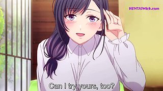 Unfaithful Wife Cheats on Her Husband with His Perv Friend Wife Sharing Hentai