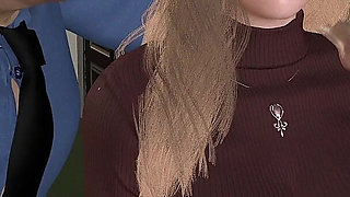 Sexy and Innocent Professor Fucked by an Old Man's Cock and Turned Into His Personal Slut