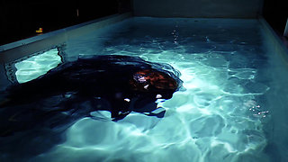Underwater shooting - full backstage