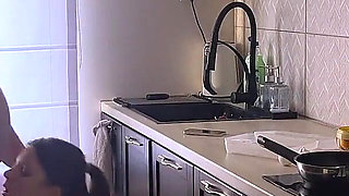 Quick Anal Sex in the Kitchen While Making Some Breakfast