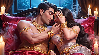 Steamy Cartoon Romance - Prince & Seductive Princess Intimate Compilation