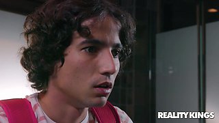 Ricky Spanish's Steamy Bathroom Encounter with Blonde Heat