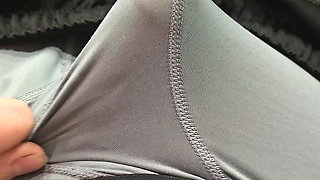 I cum inside a condom then in my Nike compression boxers
