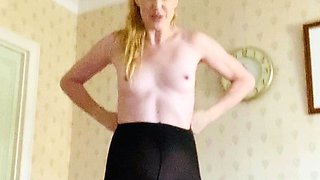 Lovely Blonde With Tight Pussy Masturbate Solo